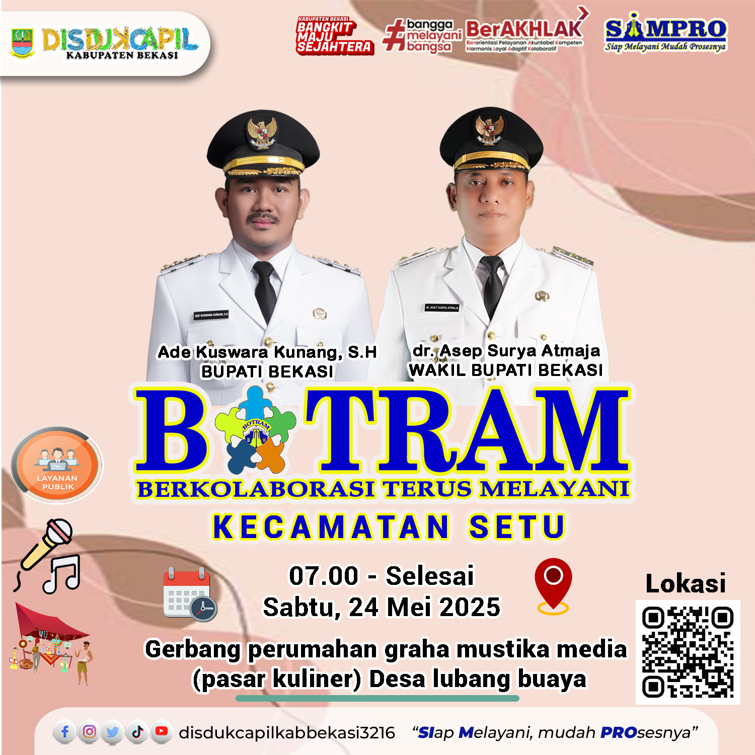 Kegiatan Botram Kecamatan Setu